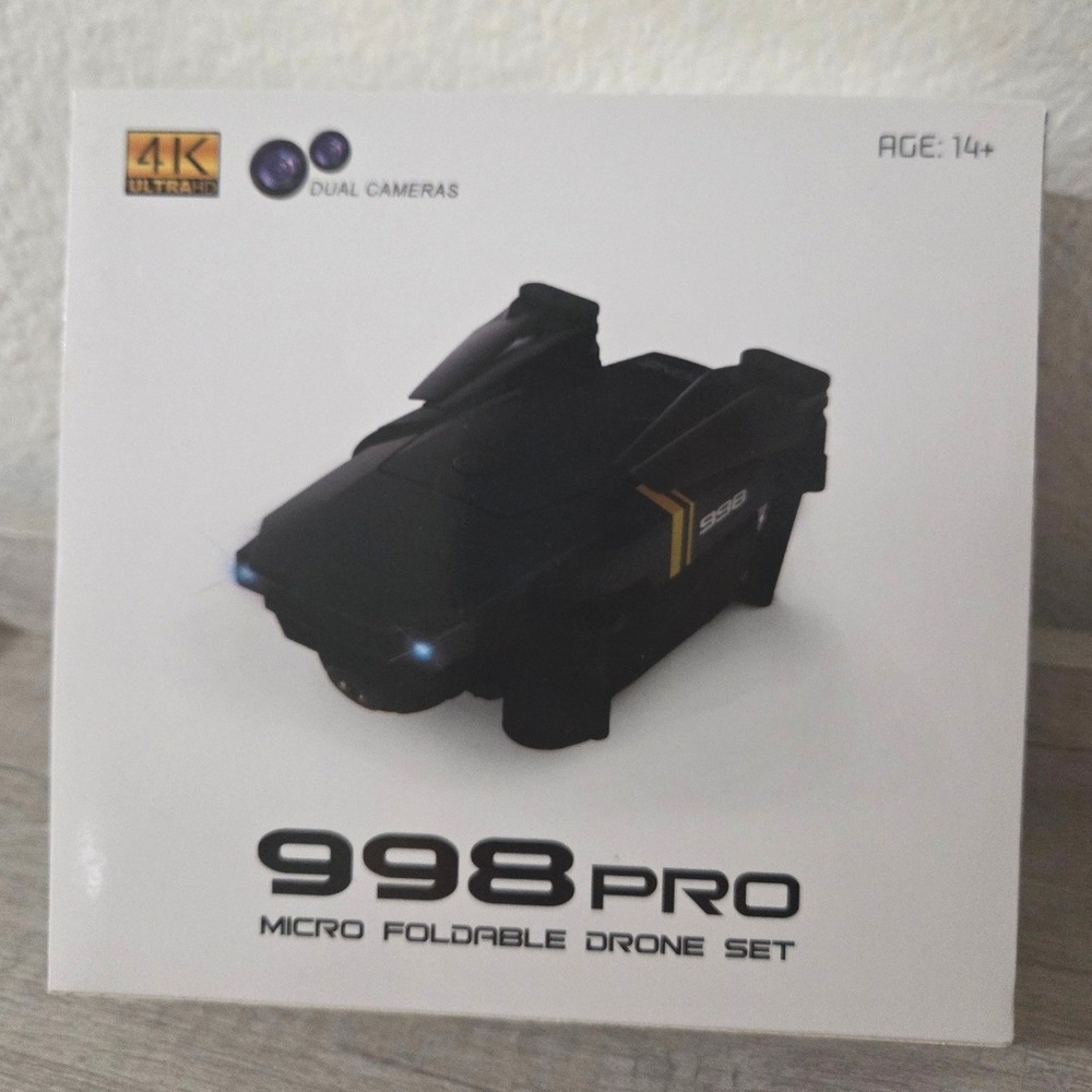 998‎ Pro 4K Dual Camera Foldable Drone Set